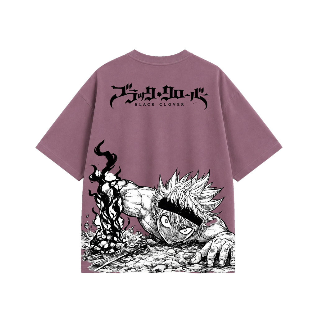 Dark Fantasy Warrior Oversized T-Shirt | Anime Inspired Graphic Tee | 180 GSM Cotton