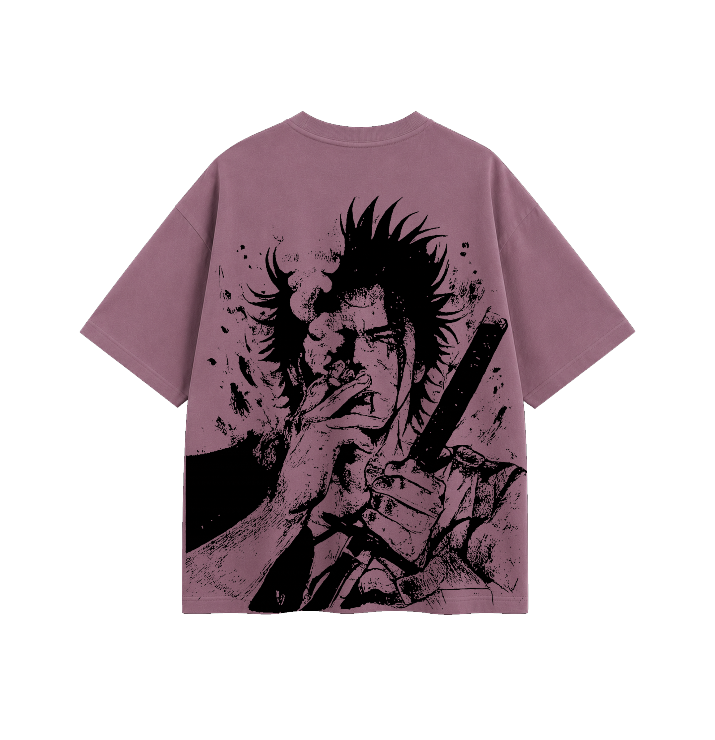 Samurai Warrior Oversized T-Shirt | Vintage Manga Inspired Graphic Tee | 180 GSM Cotton