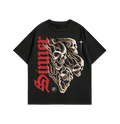 "Sinner" Skull Graphic Tee | Edgy Urban Streetwear