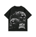 Rich Skull: Philosophical Gothic Graphic T-Shirt