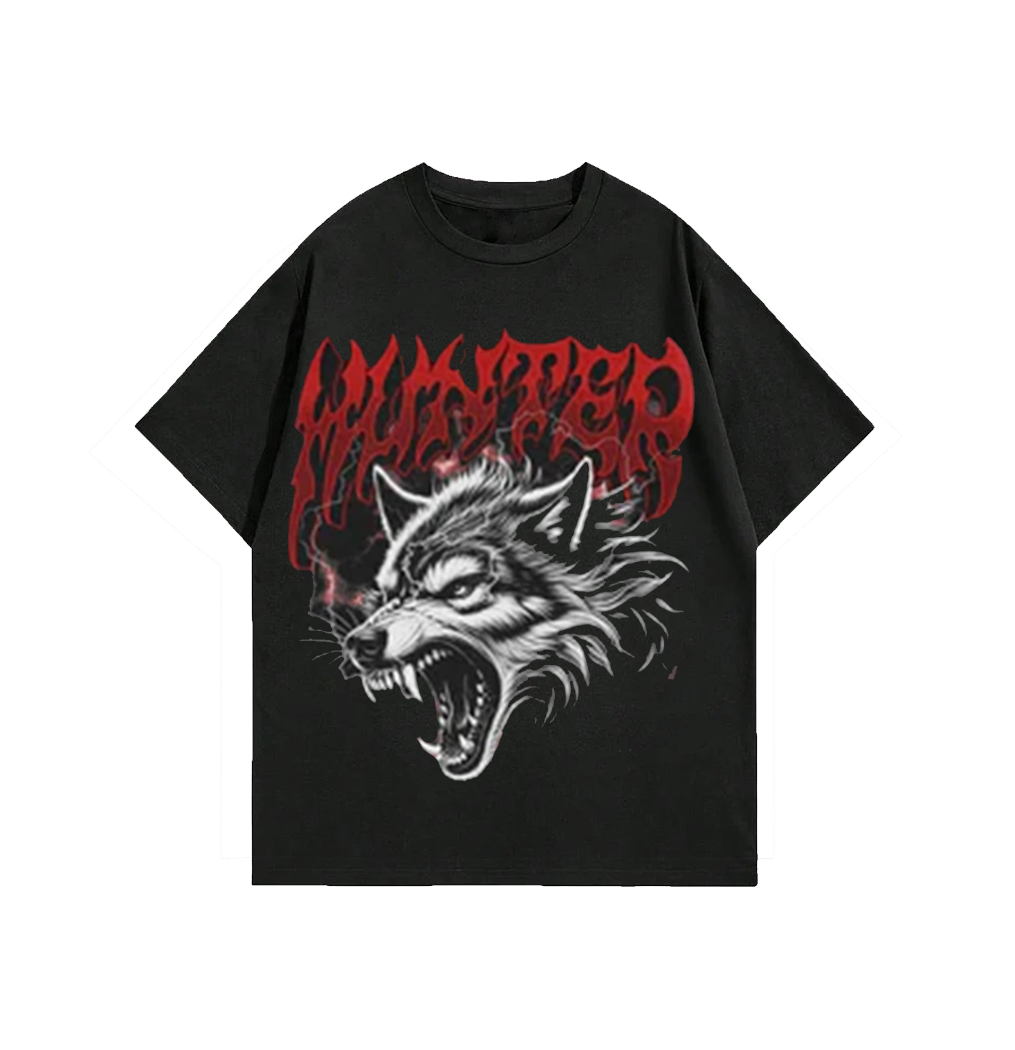 Hunter: Nature-Inspired Gothic Graphic T-Shirt