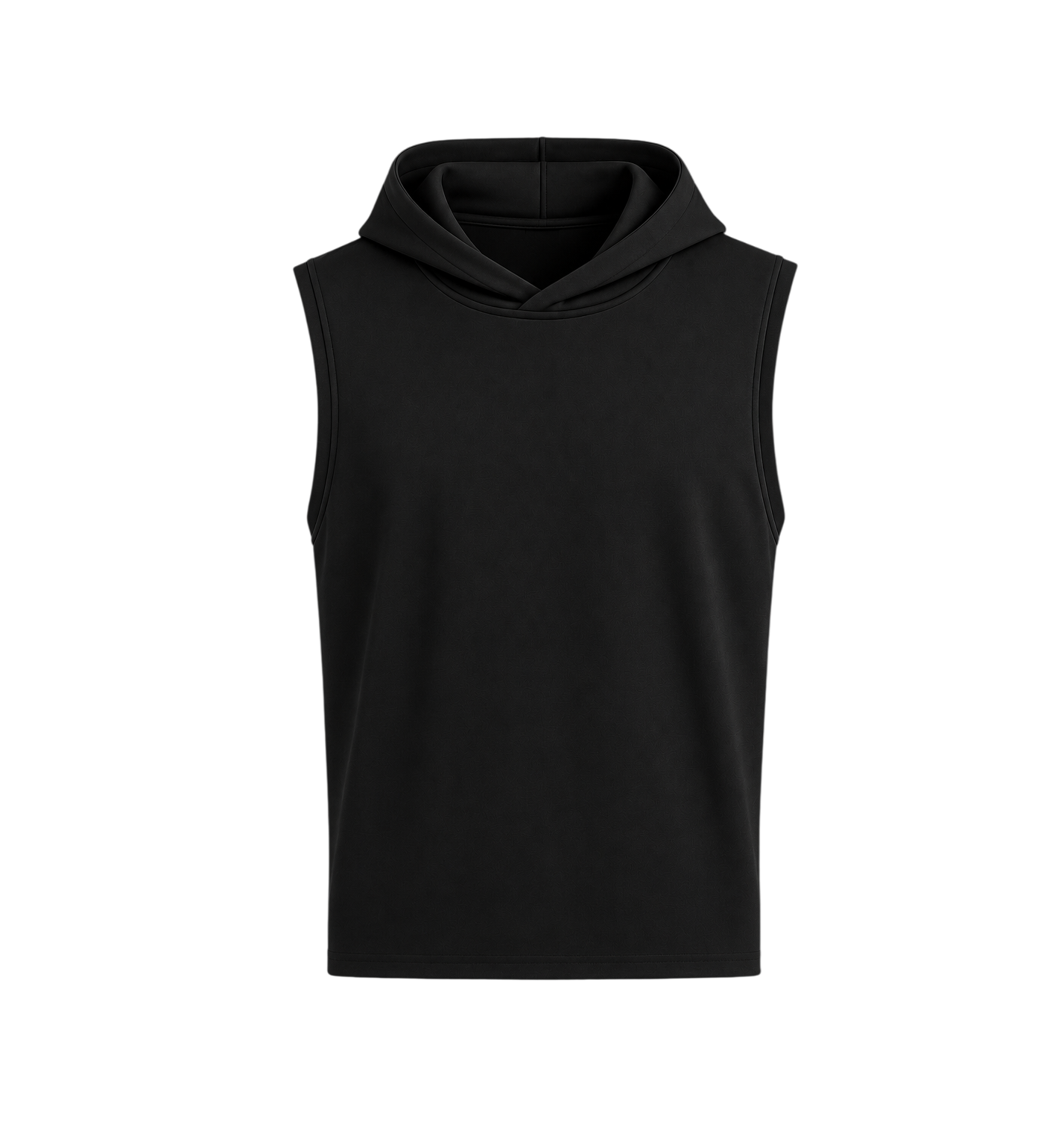 240 GSM Sleeveless Hooded Gym Vest | Premium Heavyweight Gym Wear | Shubhovastra